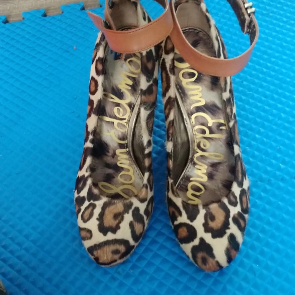 Real calf skin heels